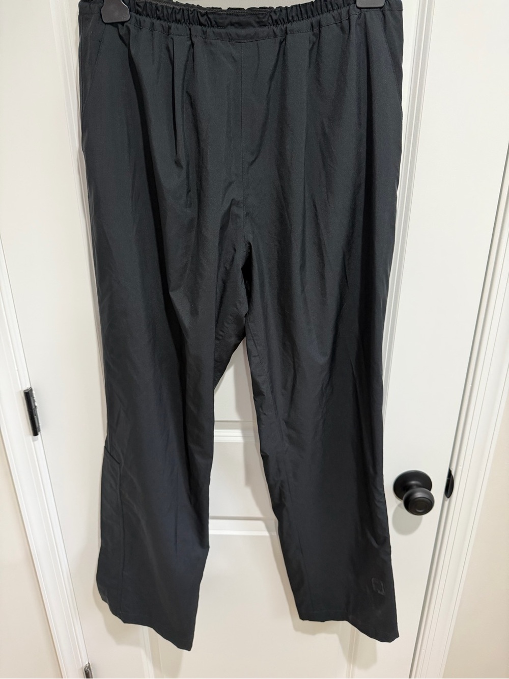 Men's Footjoy Dryjoys Black Elastic-Waist Pants Golf